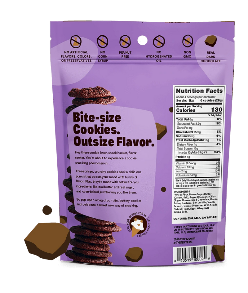 Thinsters Bite Size Cookies Variety, 1ct