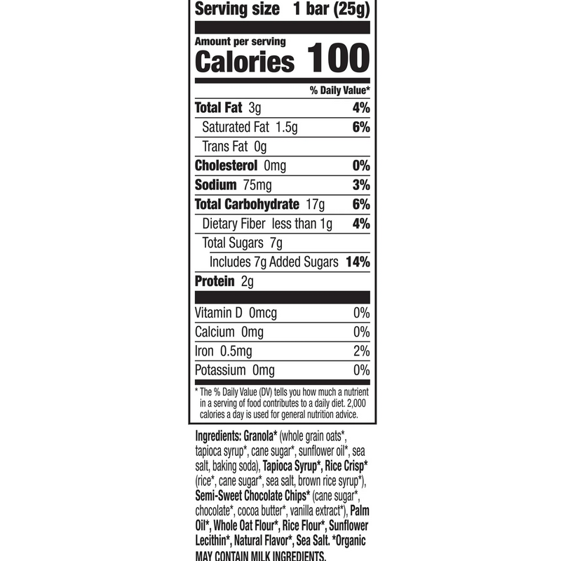 Annie's Organic Chewy Chocolate Chip Granola Bar