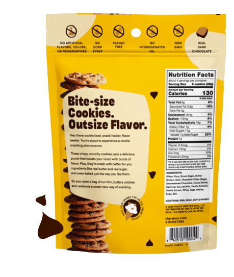 Thinsters Bite Size Cookies Variety, 1ct