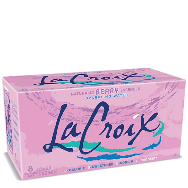 LaCroix Berry Sparkling Water 8pkc 12oz
