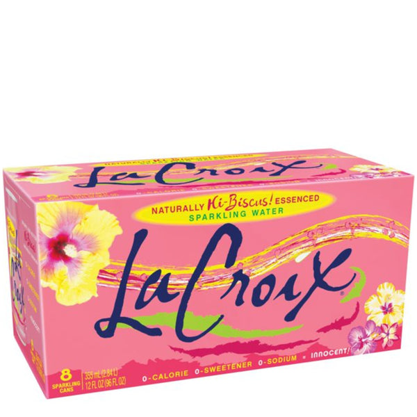 LaCroix Hibiscus Sparkling Water 8pkc 12oz