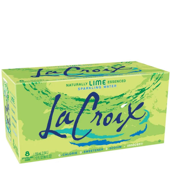 LaCroix Lime Sparkling Water 8pkc 12oz