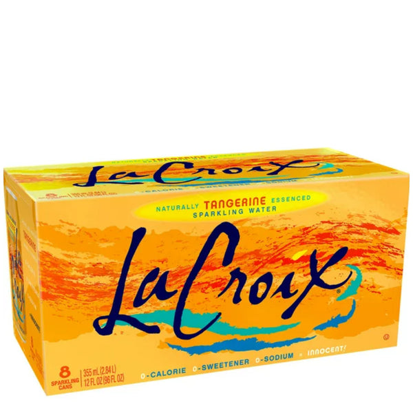 LaCroix Tangerine Sparkling Water 8pkc 12oz