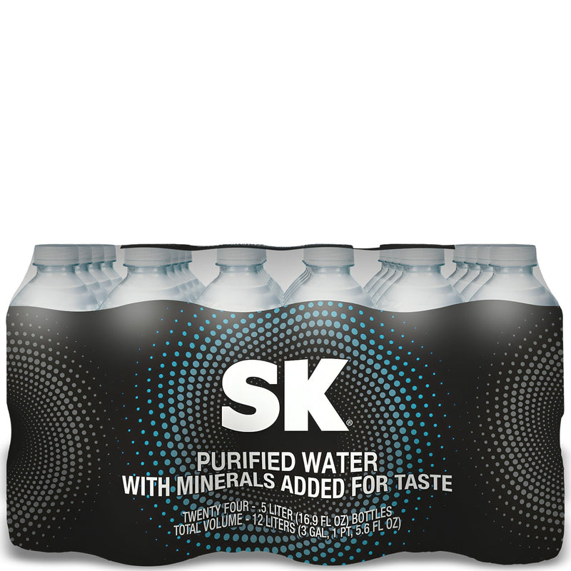 SK Purified Drinking Water 24pk 16.9oz