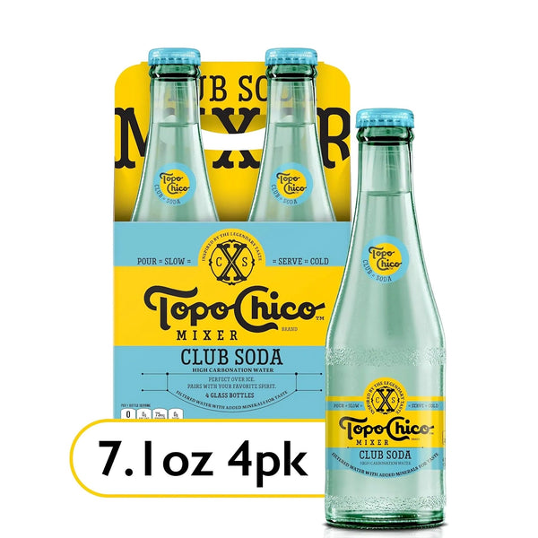 Topo Chico Mixer Club Soda 4pk Btl 7.1oz