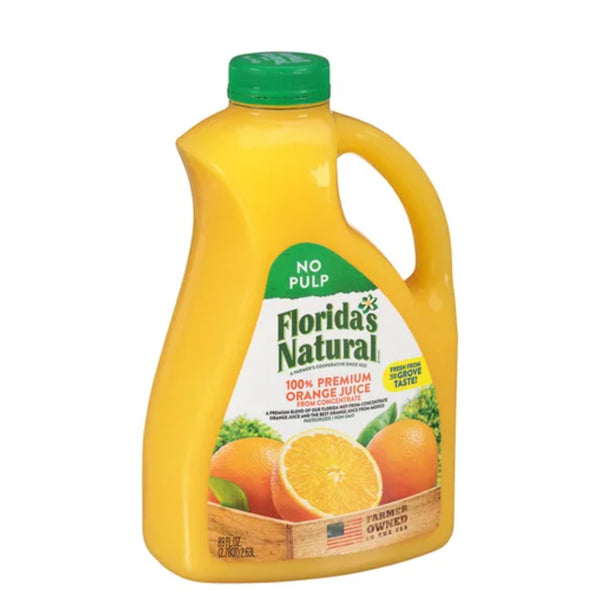 Florida's Natural Orange Juice With No Pulp 89oz